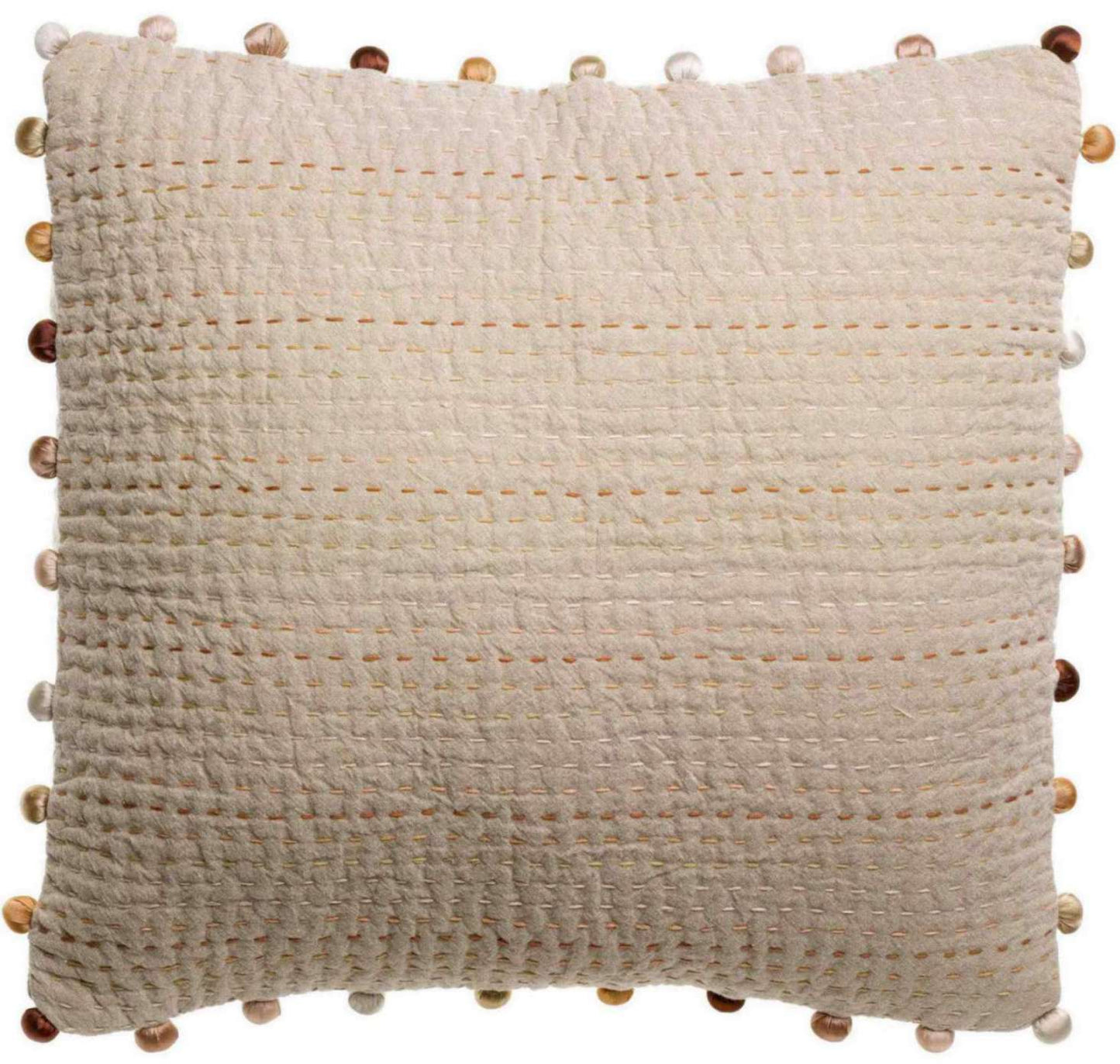 Coussin uni Gastounet Sienne 45 x 45