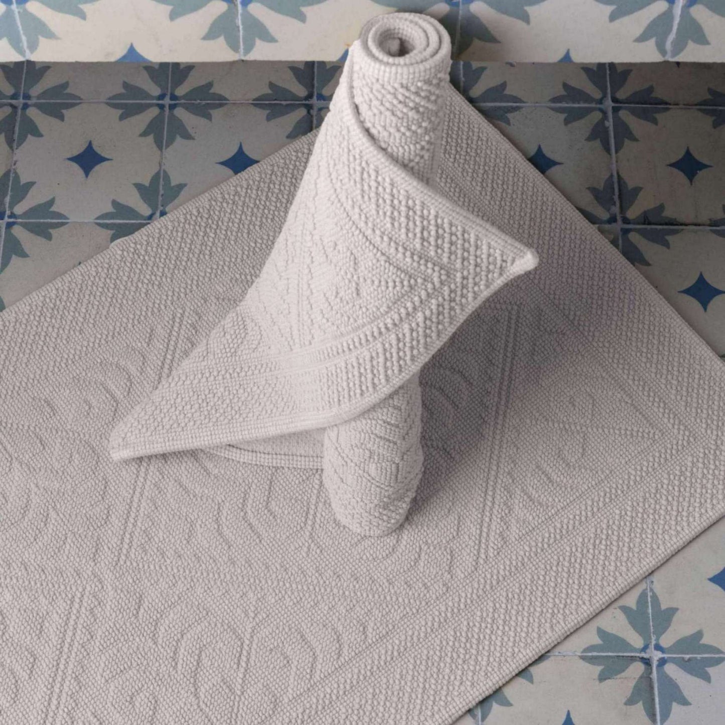 Tapis de bain Enzo Ciment 54 X 64