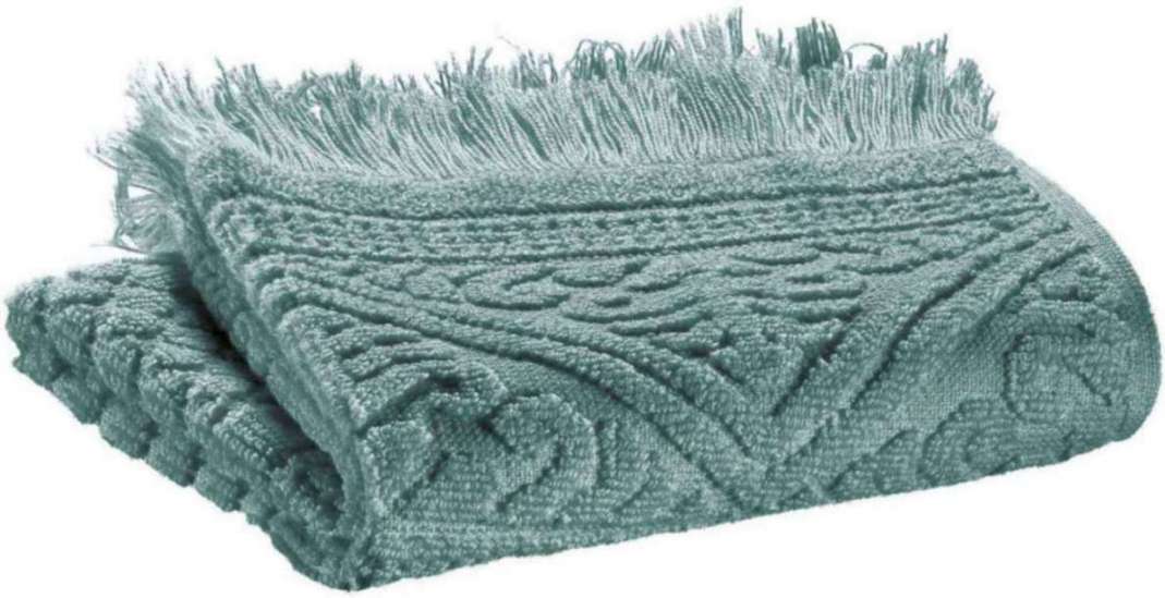 Serviette invité Zoé Vert de gris 30 X 50