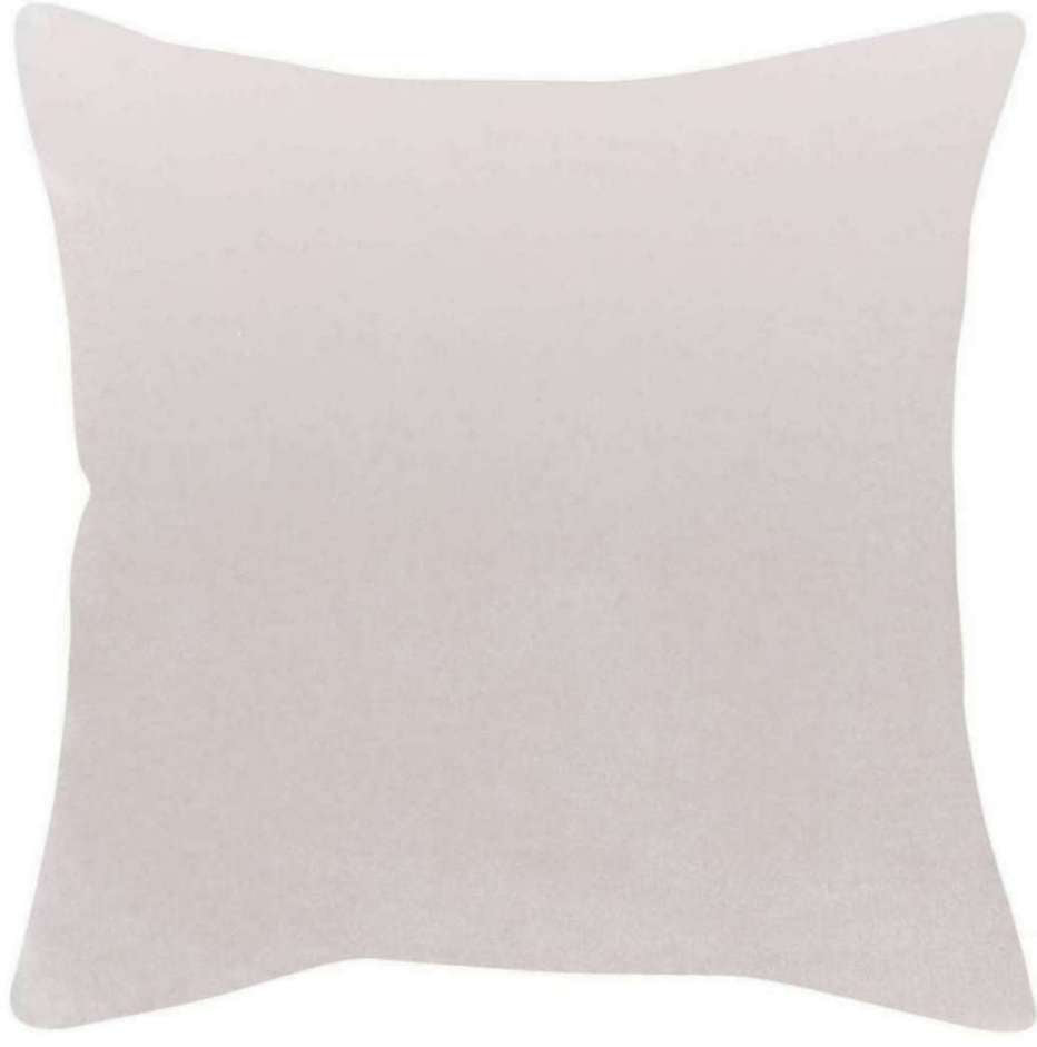 Coussin uni Elise Craie 45 X 45