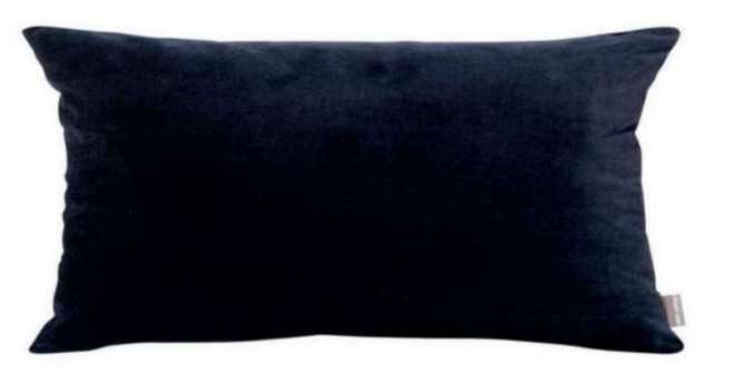 Coussin uni Elise Cobalt 30 X 50