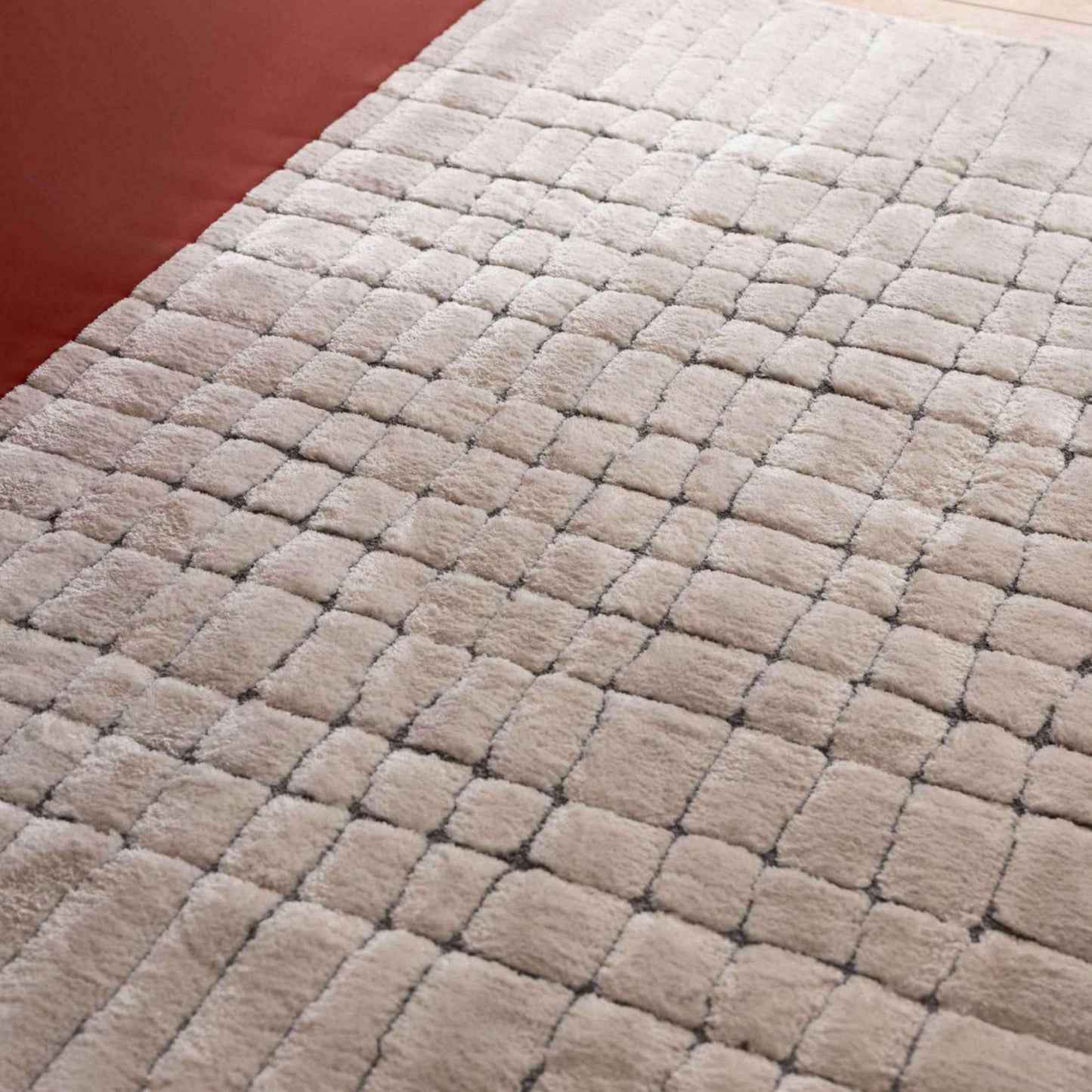 Tapis recyclé Antonio Neige 200 x 290 x 2