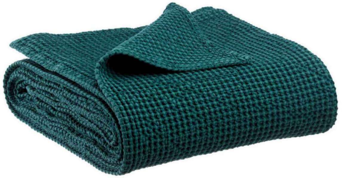 Jeté de lit Maia Pétrole 260 x 260