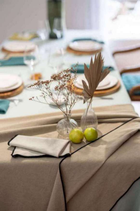 Nappe Grace Camel 140 x 140