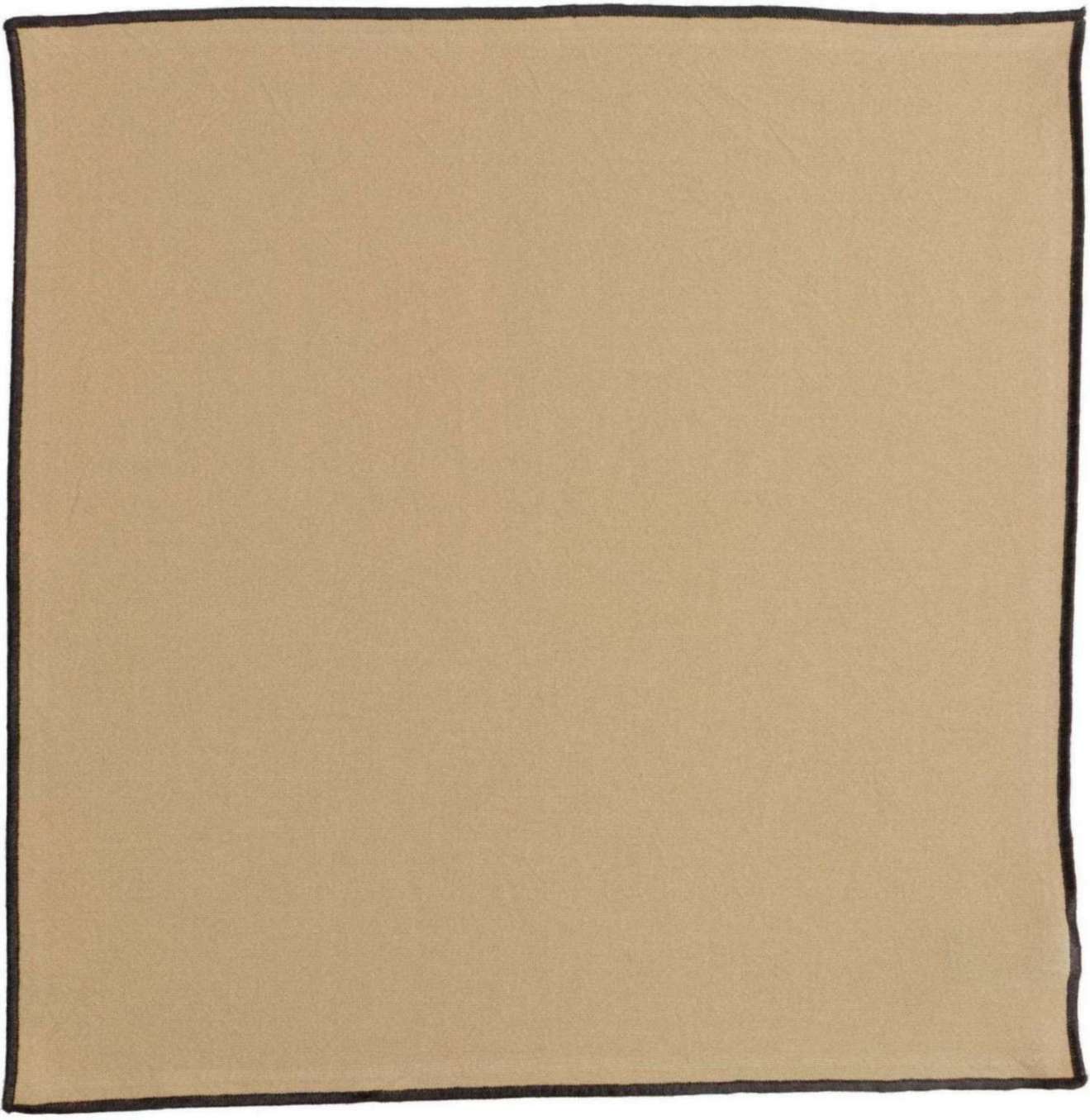 Serviette de table Grace Camel 40 x 40