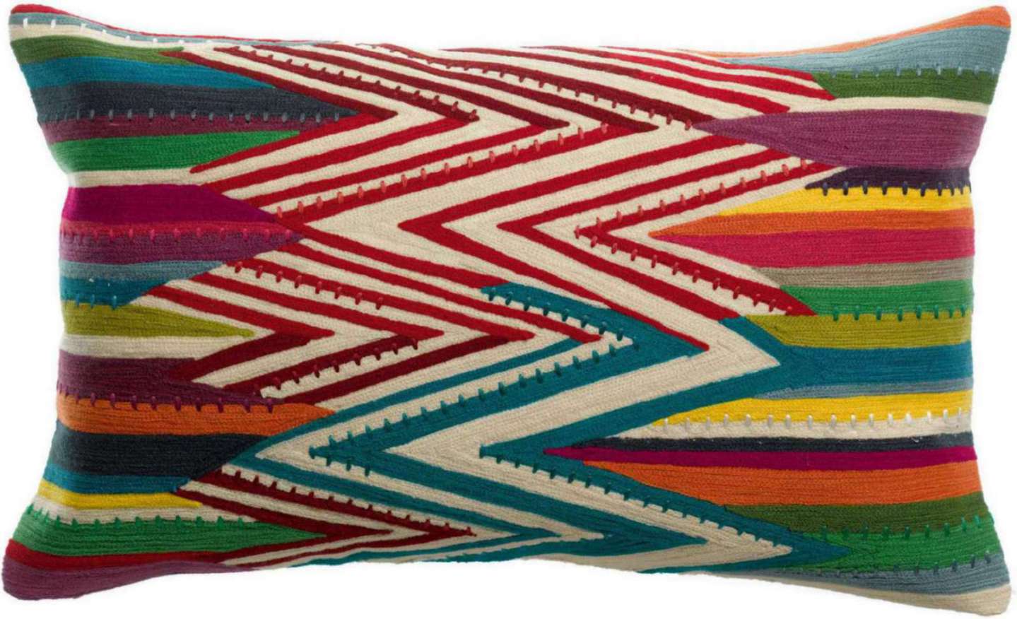 Coussin brodé Zuma Multico 40 x 65