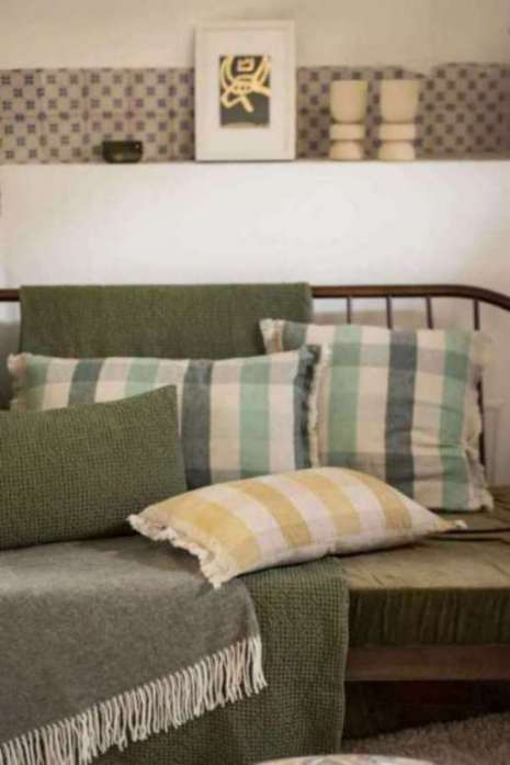 Coussin imprimé Kate Bronze 30 x 50