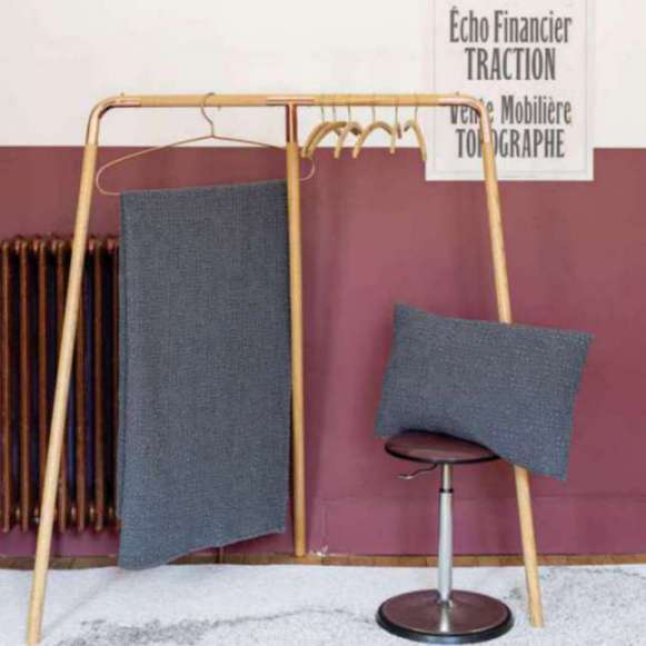 Jeté de lit Tana Cendre 180 X 260