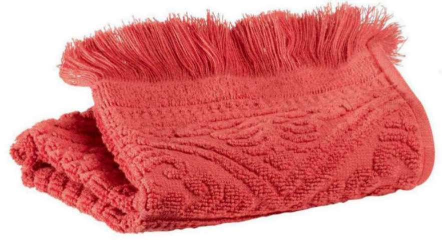 serviette invité Zoé Brique 30 X 50