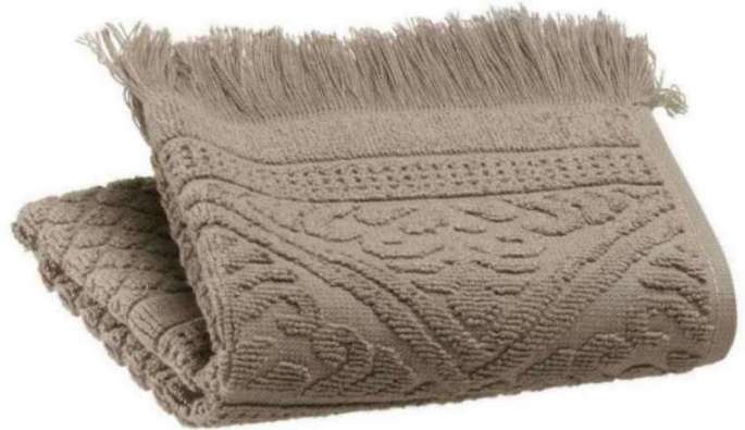 serviette invité Zoé Chamois 30 X 50