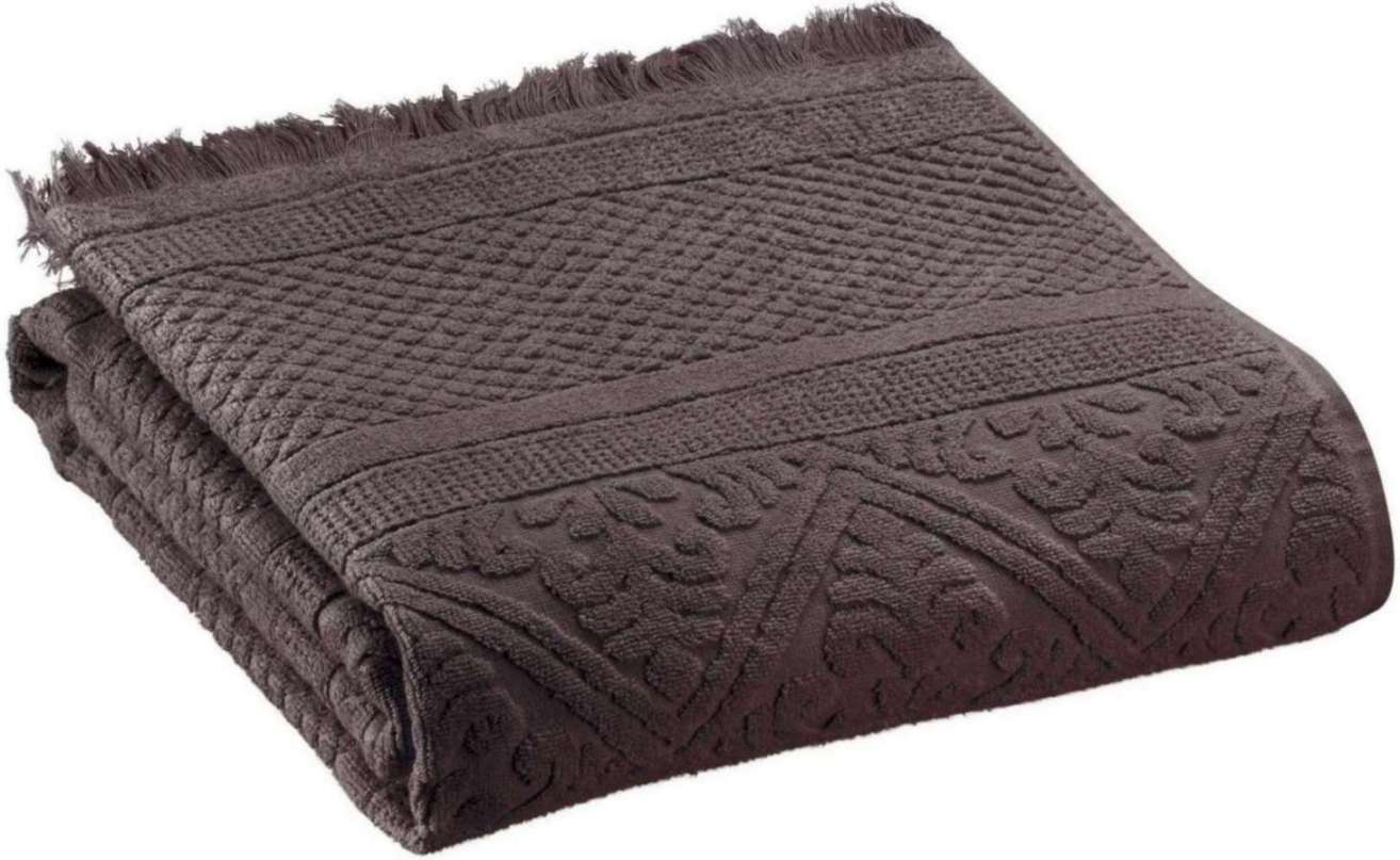 Drap de douche Zoé Ébène 70 x 140