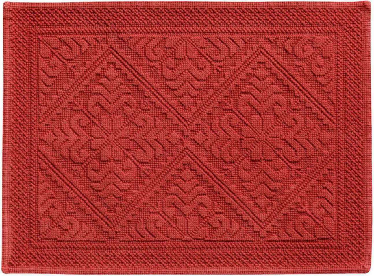 Tapis de bain Enzo Brique 54 X 64