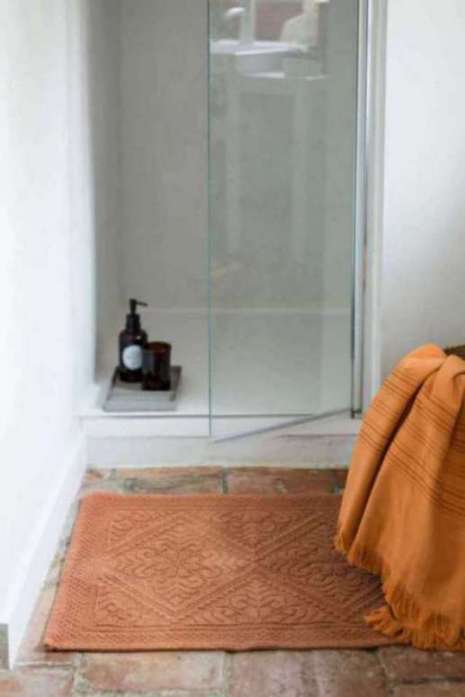 Tapis de bain Enzo Cuivre 54 x 110