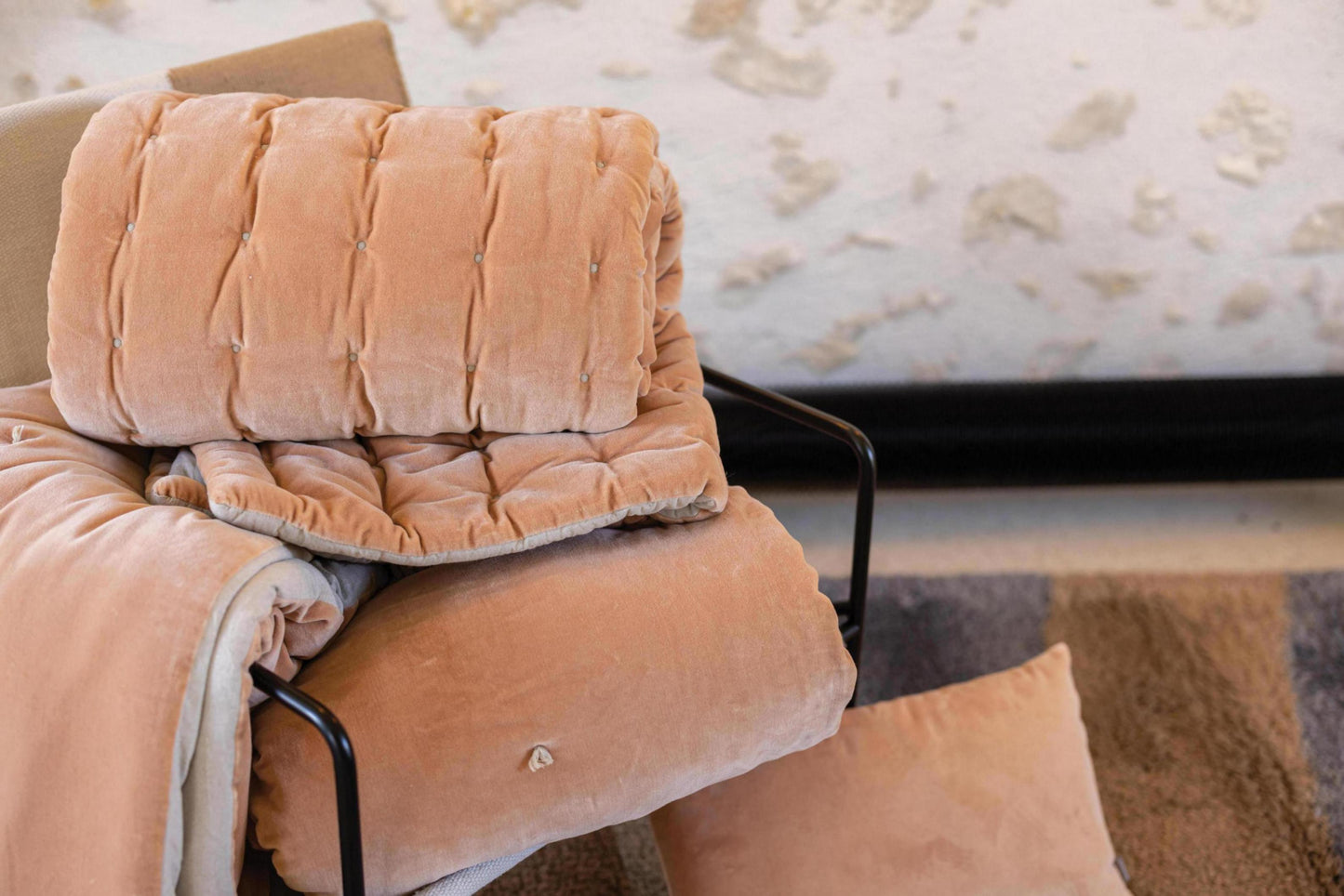 Chemin de lit uni Elise Épice 90 X 240