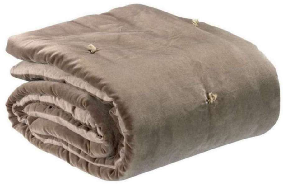 Plaid points noués Elise Ficelle 140 X 200