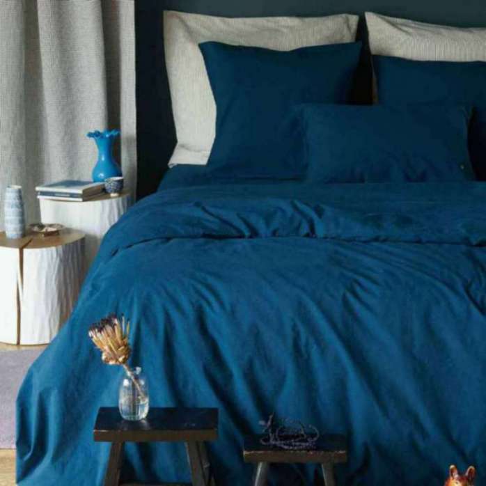 Drap housse Céleste Orage 200 x 160