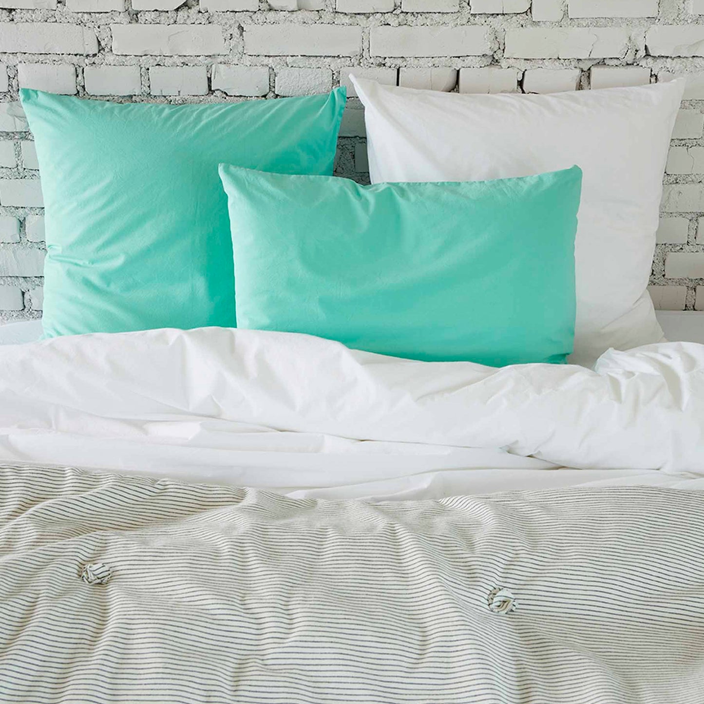 Taie d'oreiller Céleste Diabolo 65 x 65