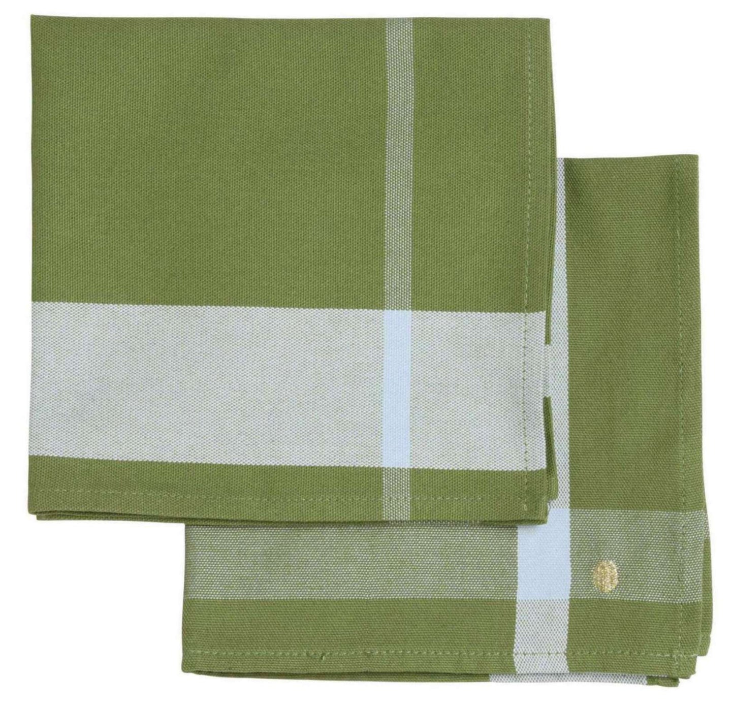 Lot de 2 serviettes de table La nonna Pistacchio 45 x 45
