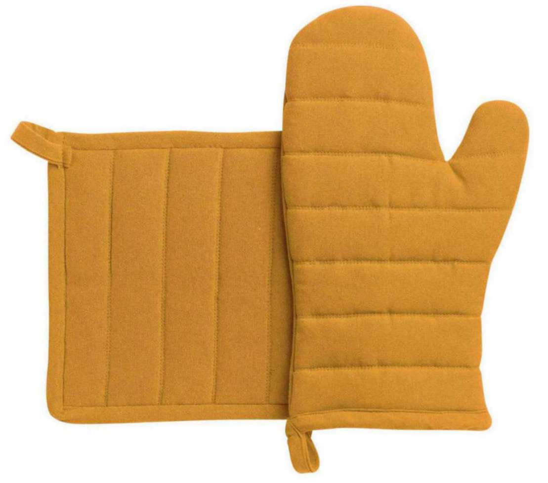 Lot gant/manique Jona Tournesol 15 X 30