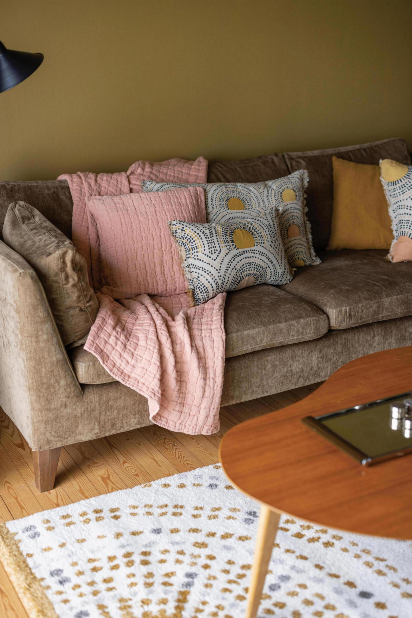 Jeté de lit Swami Argile 240 X 260