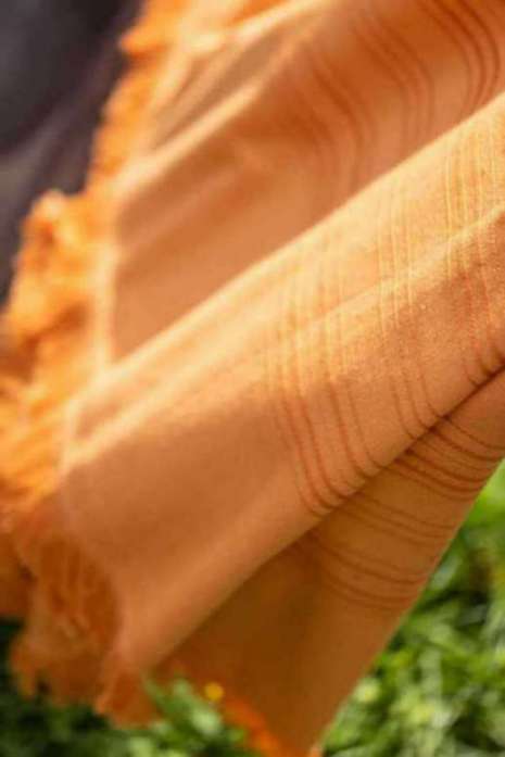 Drap hammam Cancun Citrouille 90 x 180