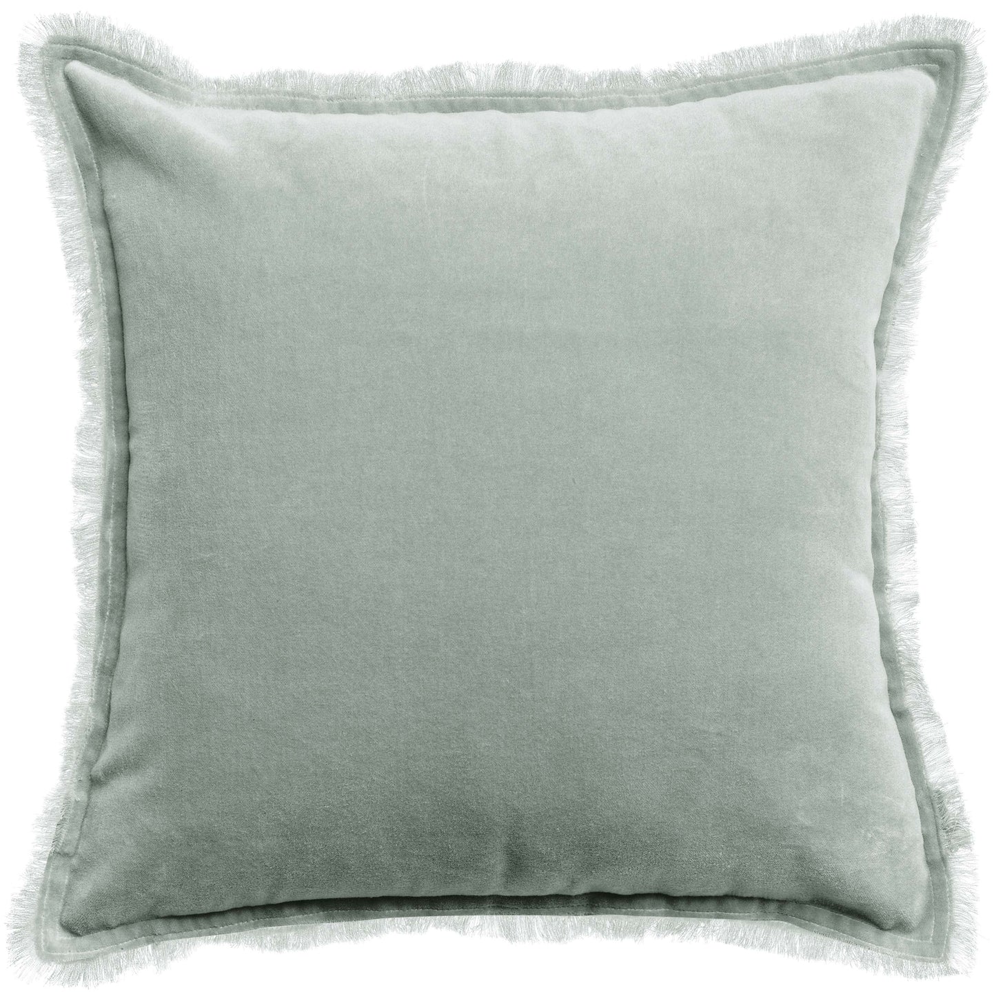 Coussin uni Fara Titane 45 x 45