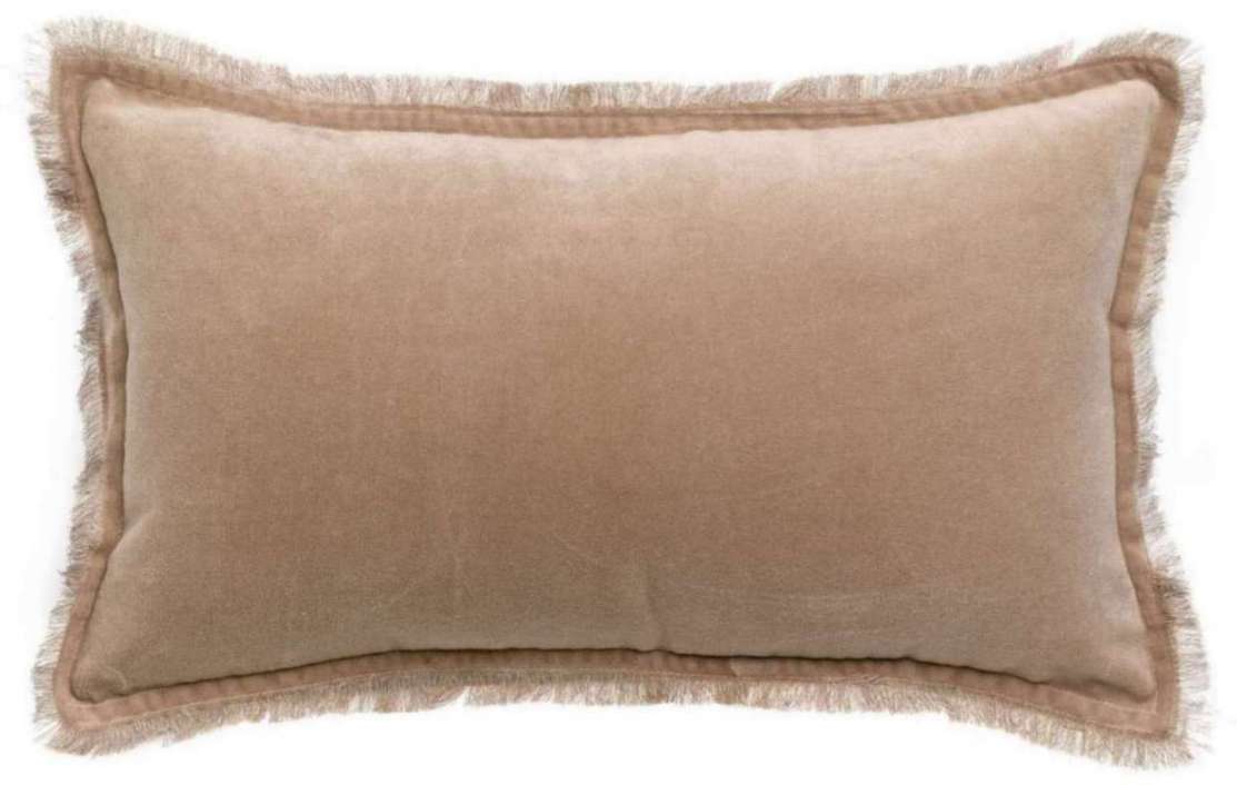 Coussin uni Fara Latte 30 x 50