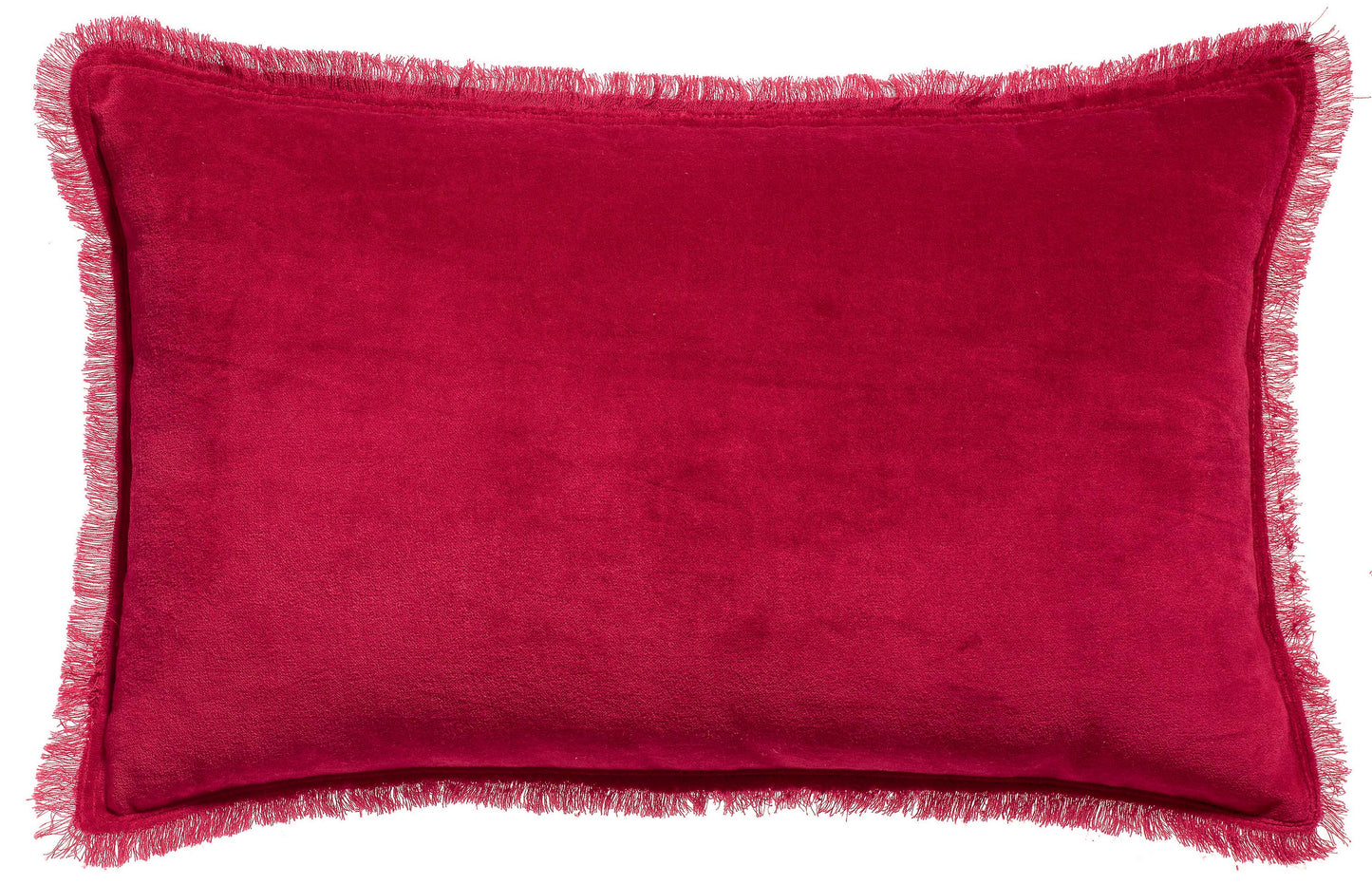 Coussin uni Fara Rubis 30 X 50