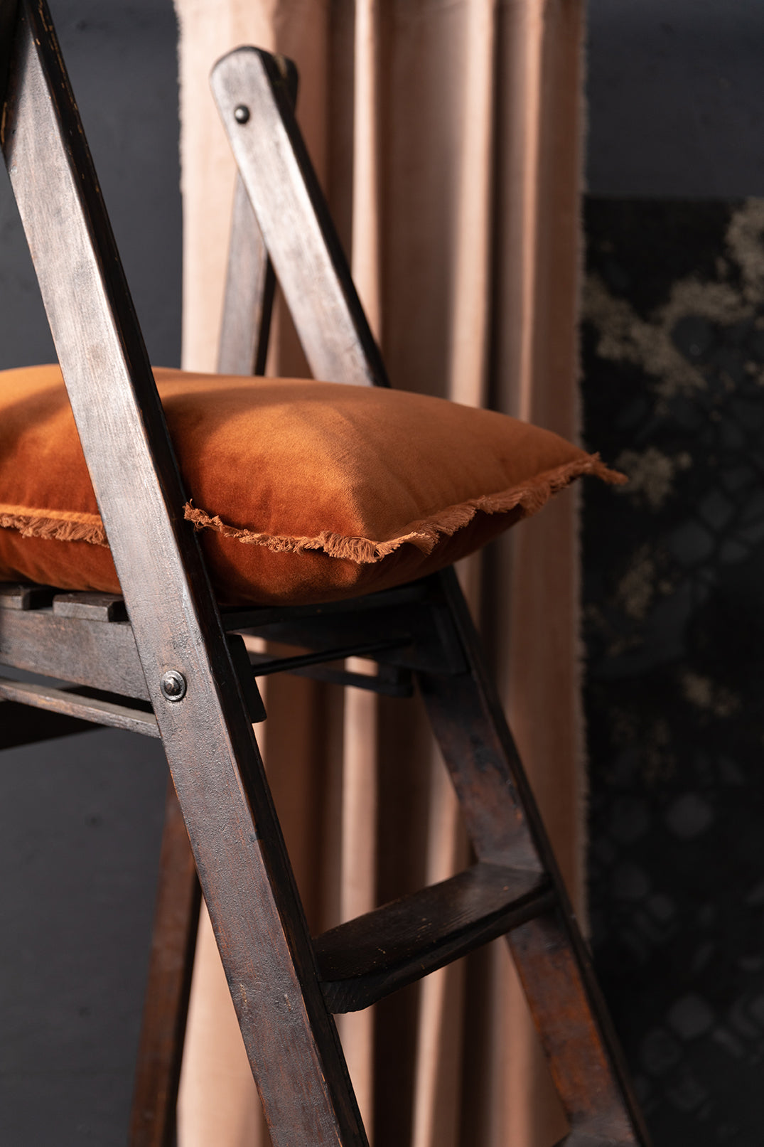 Coussin uni Fara Caramel 30 X 50