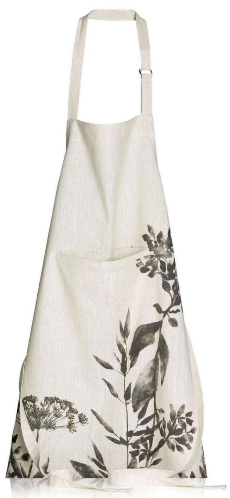 Tablier fleuri Isam Ombre 80 X 85