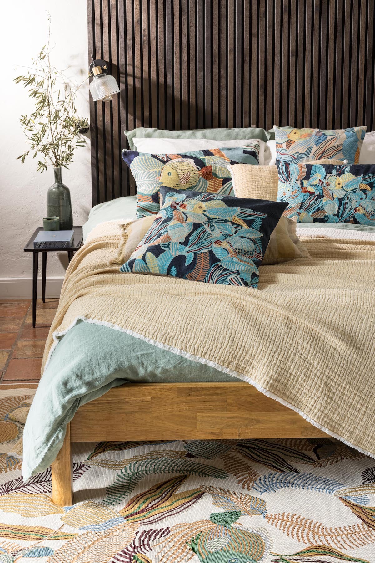 Housse de couette Kala Sauge 260 X 240