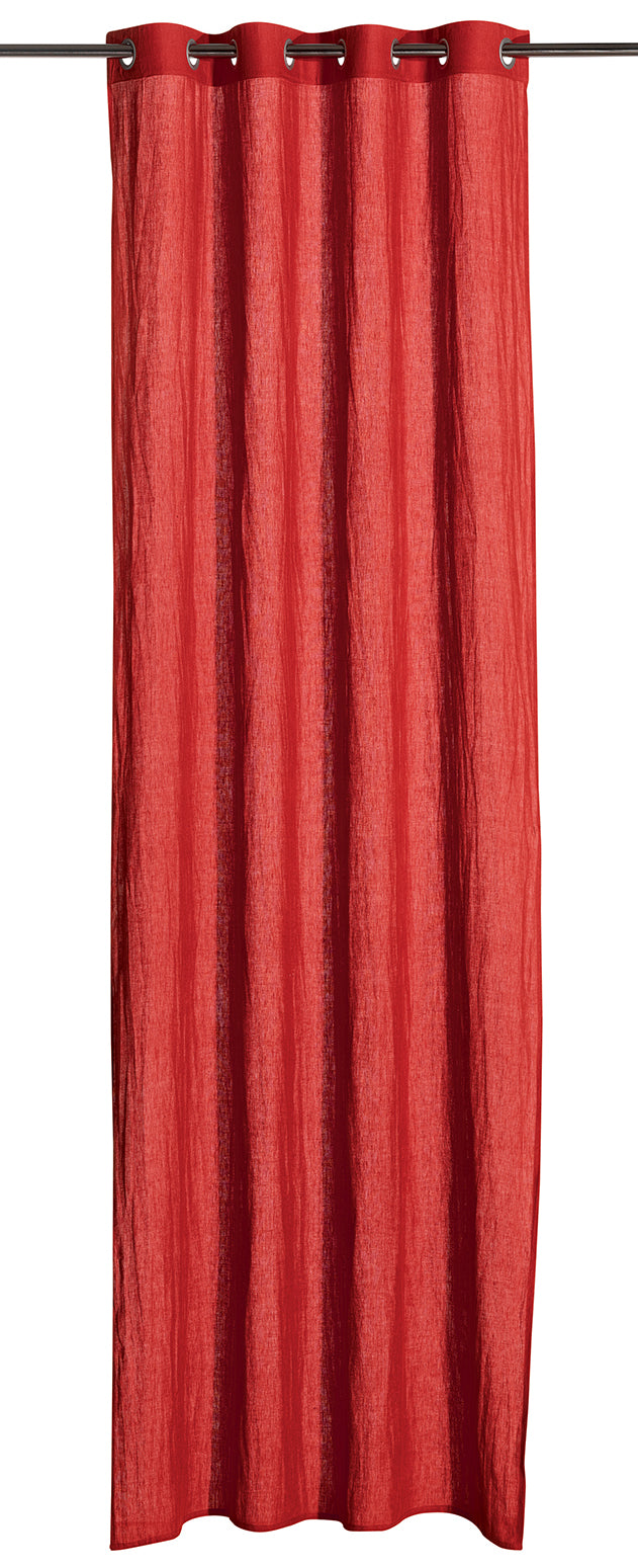 Rideau uni Zeff Groseille 140 X 280