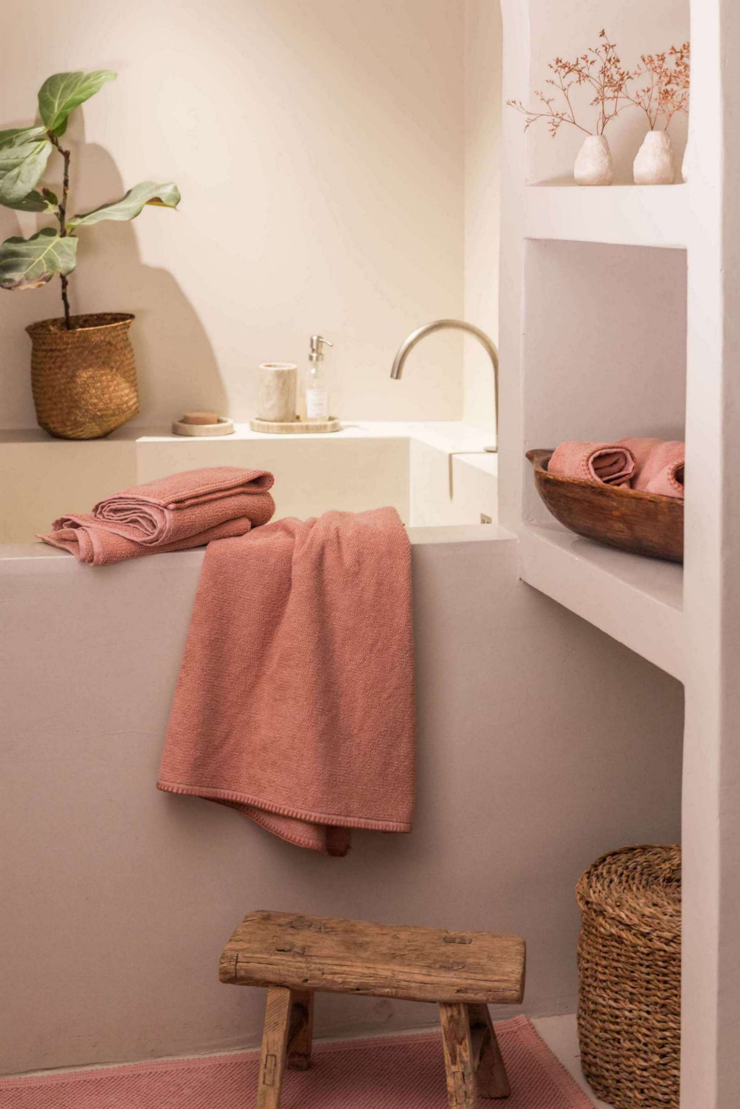 Drap de douche Bora Azalée 70 X 130