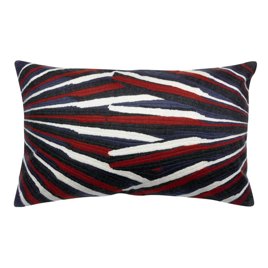 Coussin brodé Sasha Rubis 40 X 65