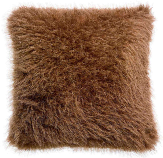 Bétani coussin uni Acajou 45 x 45