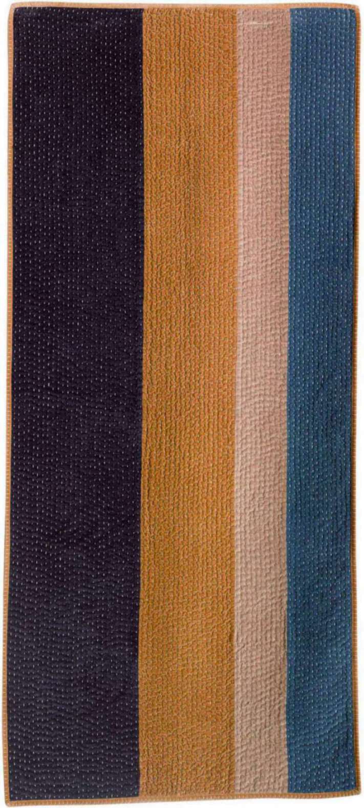 Edredon Elise patchs Cobalt 80 x 180