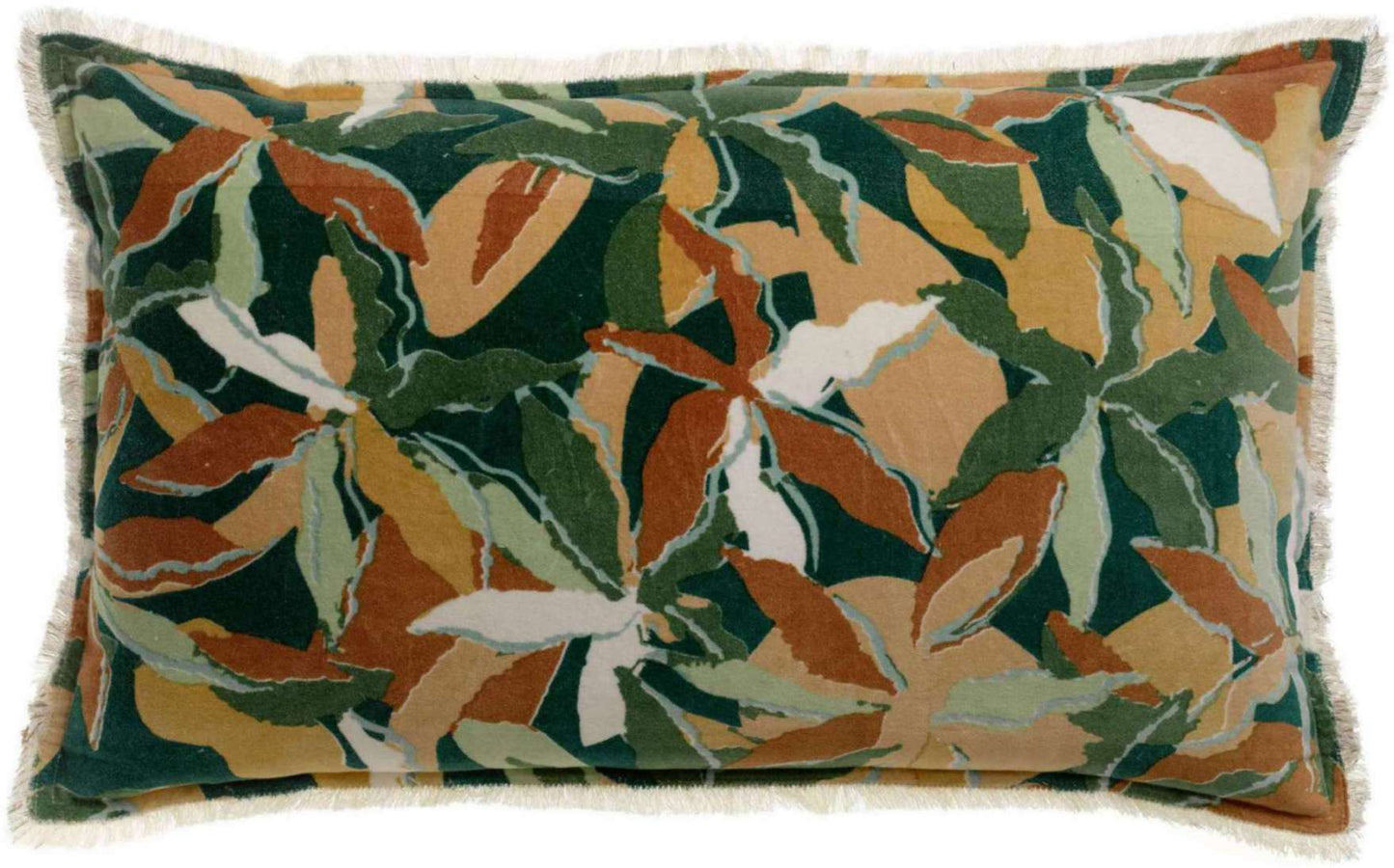 Coussin imprimé Alina Pétrole 40 x 65