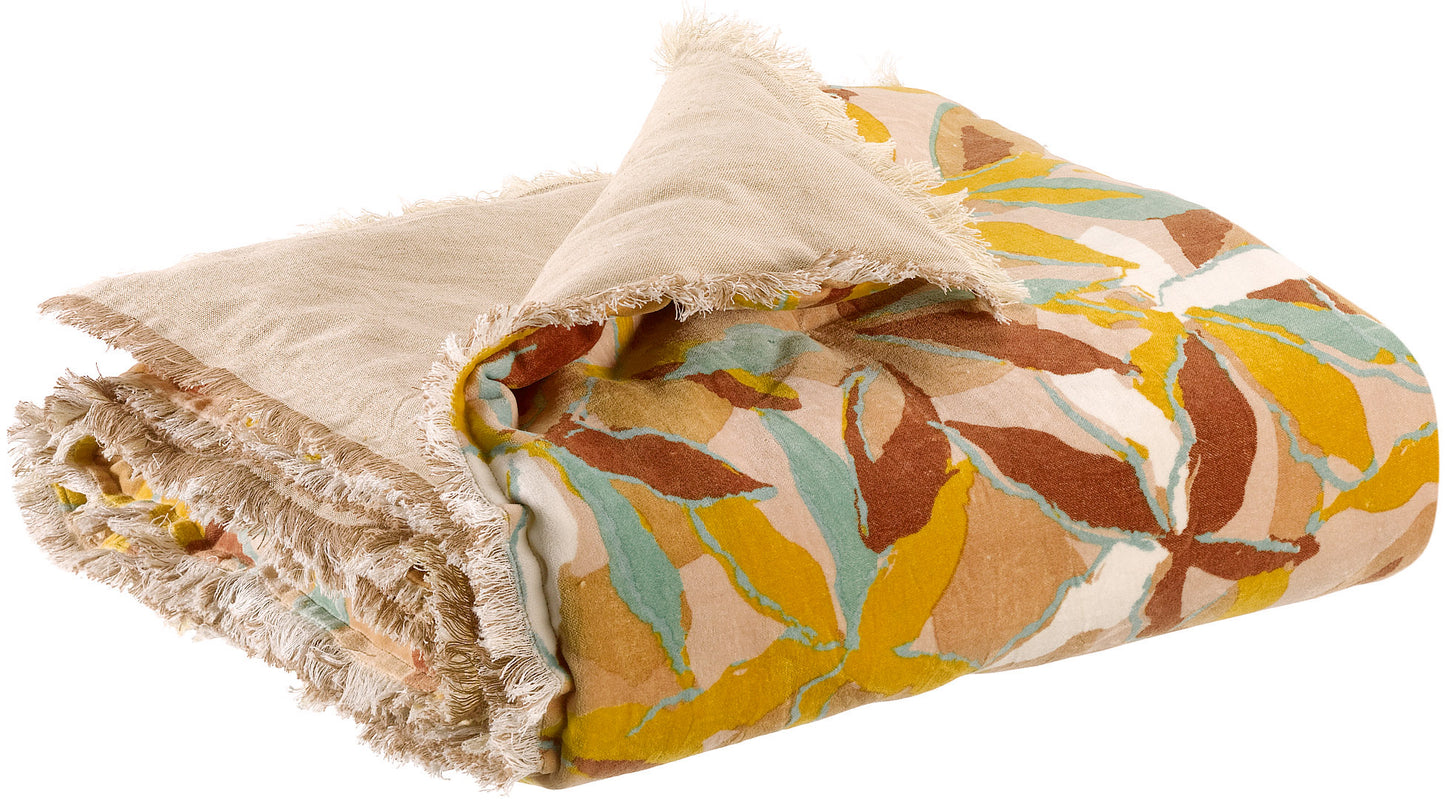 Edredon imprimé Alina Dragée 85 x 200