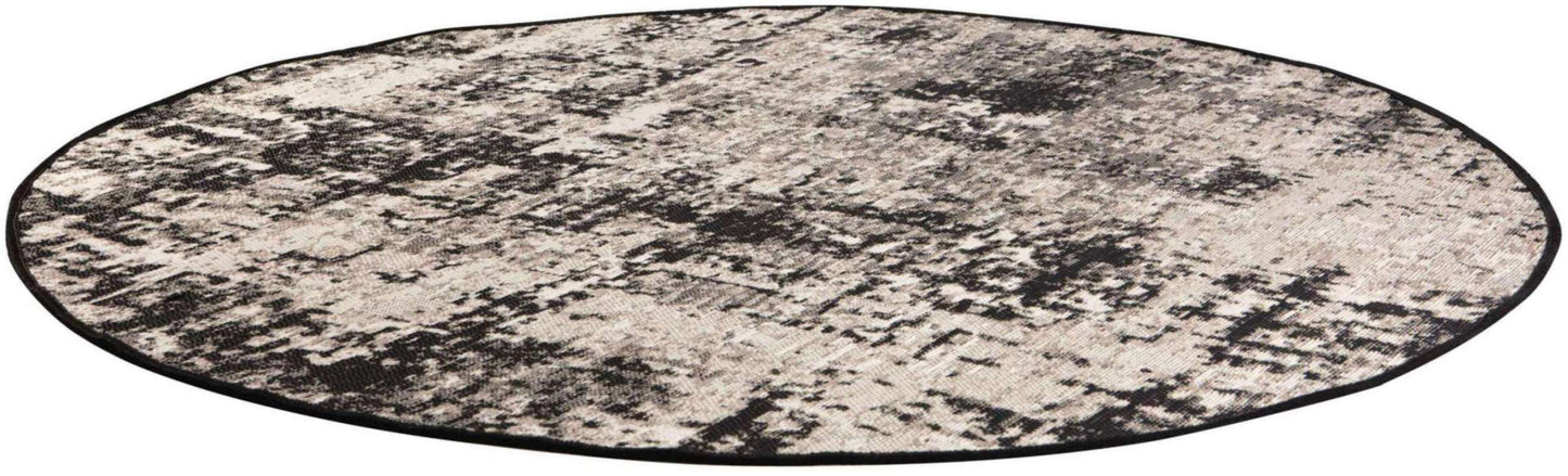 Tapis Catania Noir Diamètre 160 cm