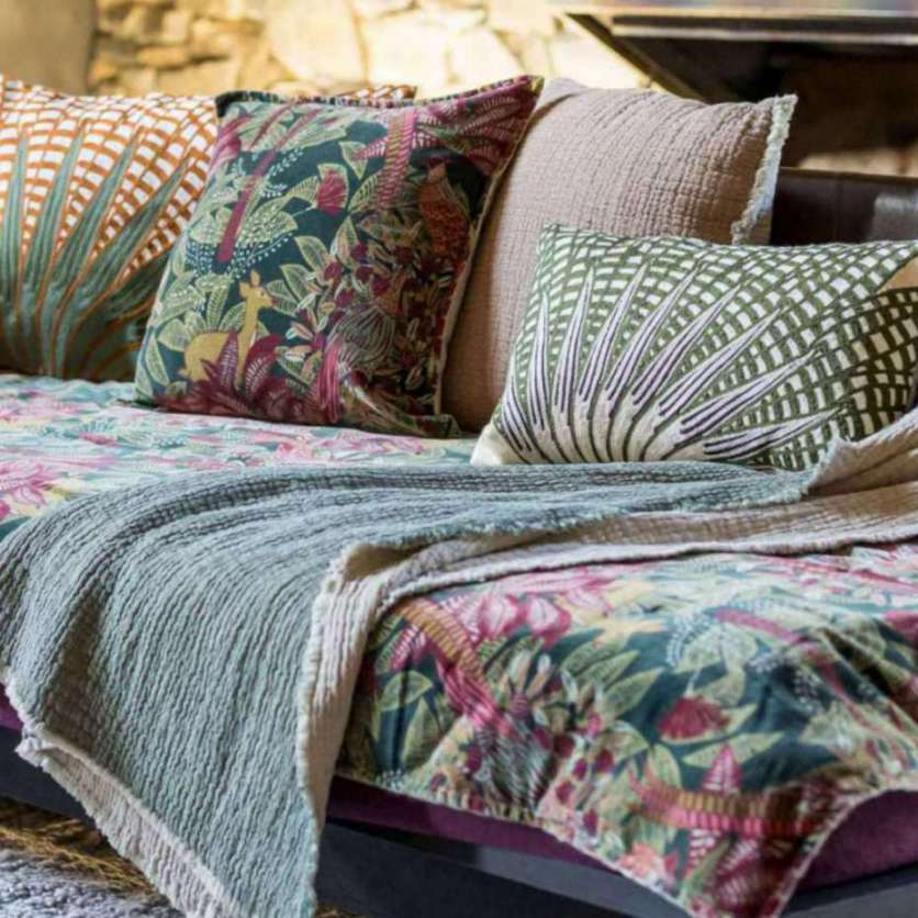 Plaid imprimé Ewan Multico 135 x 200