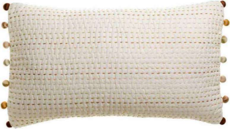 Coussin uni Gastounet Sienne 30 x 50