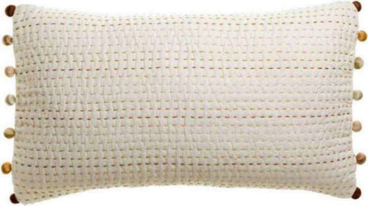Coussin uni Gastounet Sienne 30 x 50