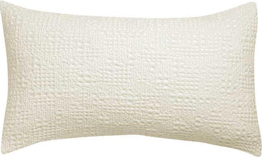 Coussin uni Tana Craie 40 X 65