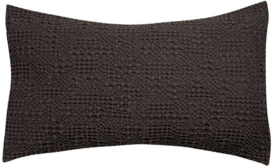 Coussin uni Tana Carbone 40 X 65