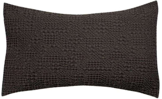 Coussin uni Tana Carbone 40 X 65