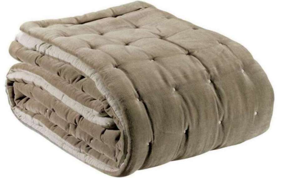 Chemin de lit uni Elise Ficelle 90 X 240