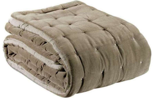 Chemin de lit uni Elise Ficelle 90 X 240