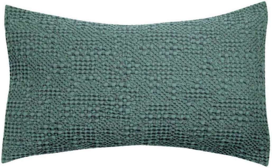 Coussin uni Tana Vert de gris 40 X 65