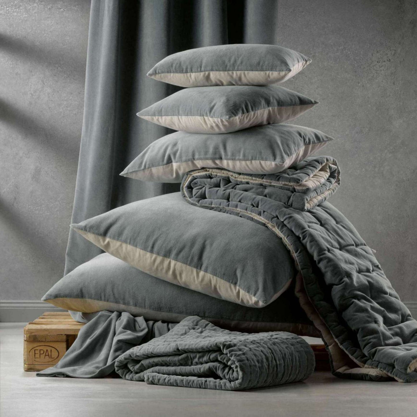 Rideau uni Elise Tonnerre 140 X 280