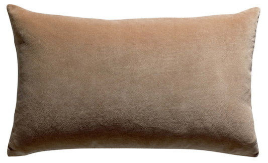 Coussin uni Elise Camel 30 X 50